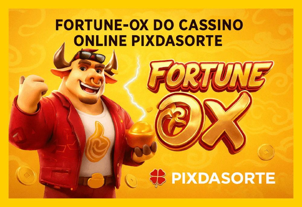 Fortune Ox no PIXDASORTE - Aposte Agora e Reivindique Seus Ganhos